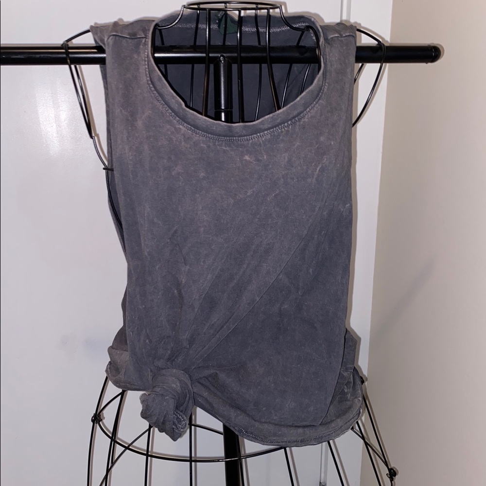 Marble wash tank shirt